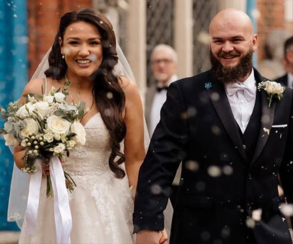 Wedding buttonholes and corsages by B's Blooms